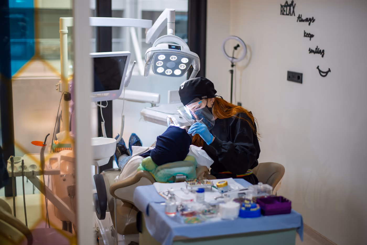 Sterilizasyon bölümü ve kaset sistemi